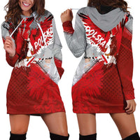 Polska Eagle Hoodie Dress Poland Sporty Grunge Style - Wonder Print Shop