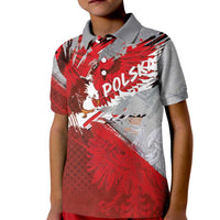 Polska Eagle Kid Polo Shirt Poland Sporty Grunge Style - Wonder Print Shop