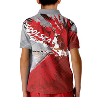 Polska Eagle Kid Polo Shirt Poland Sporty Grunge Style - Wonder Print Shop