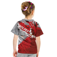 Polska Eagle Kid T Shirt Poland Sporty Grunge Style - Wonder Print Shop