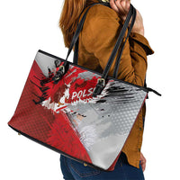 Polska Eagle Leather Tote Bag Poland Sporty Grunge Style - Wonder Print Shop