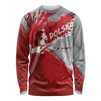 Polska Eagle Long Sleeve Shirt Poland Sporty Grunge Style - Wonder Print Shop