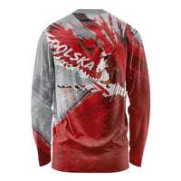 Polska Eagle Long Sleeve Shirt Poland Sporty Grunge Style - Wonder Print Shop