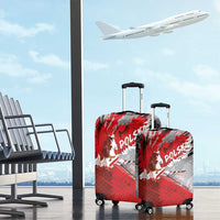 Polska Eagle Luggage Cover Poland Sporty Grunge Style - Wonder Print Shop