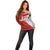 Polska Eagle Off Shoulder Sweater Poland Sporty Grunge Style - Wonder Print Shop