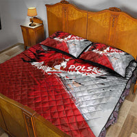 Polska Eagle Quilt Bed Set Poland Sporty Grunge Style - Wonder Print Shop