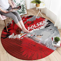 Polska Eagle Round Carpet Poland Sporty Grunge Style - Wonder Print Shop