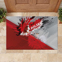 Polska Eagle Rubber Doormat Poland Sporty Grunge Style - Wonder Print Shop
