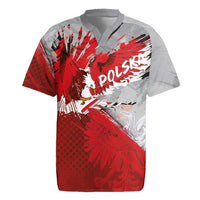 Polska Eagle Rugby Jersey Poland Sporty Grunge Style - Wonder Print Shop