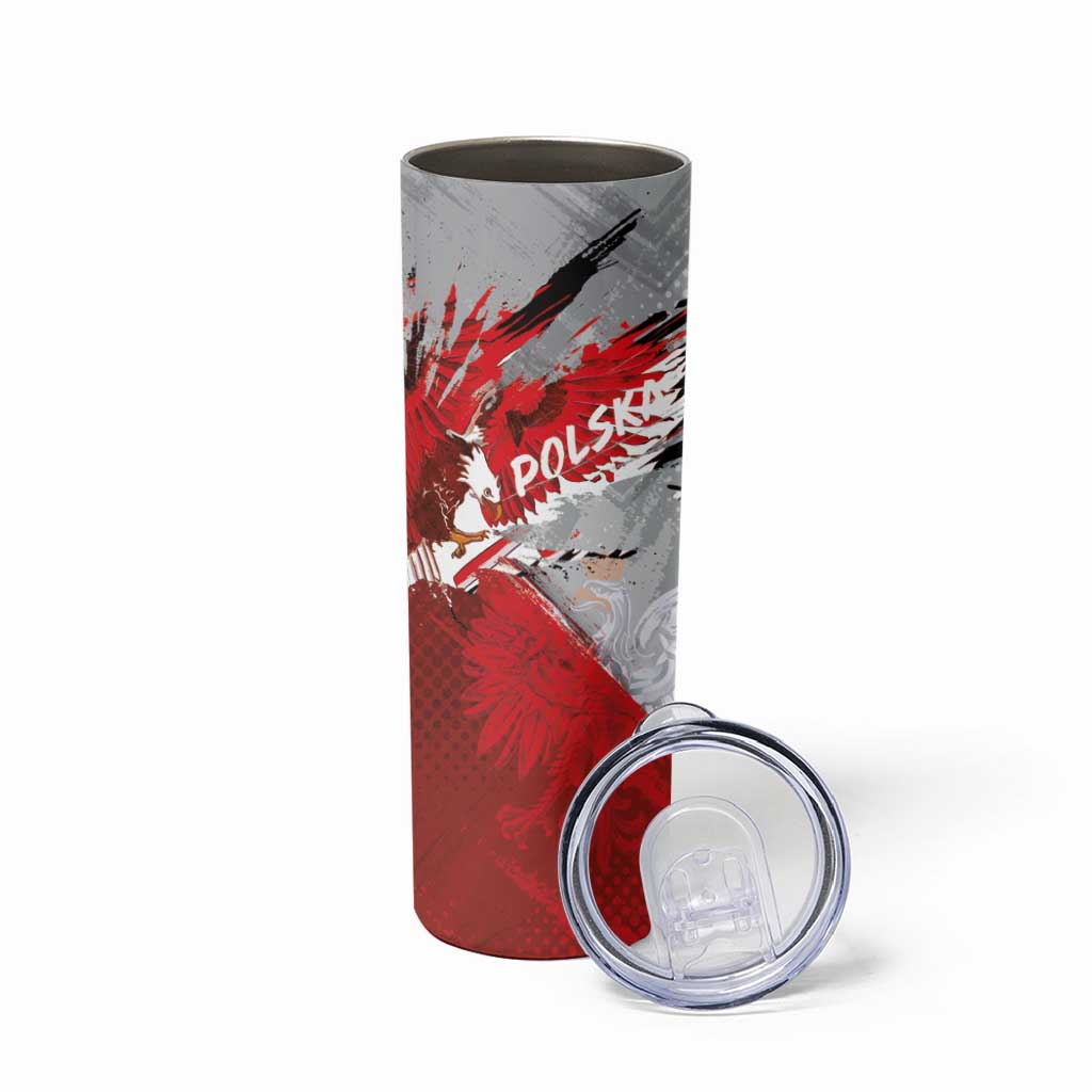 Polska Eagle Skinny Tumbler Poland Sporty Grunge Style - Wonder Print Shop