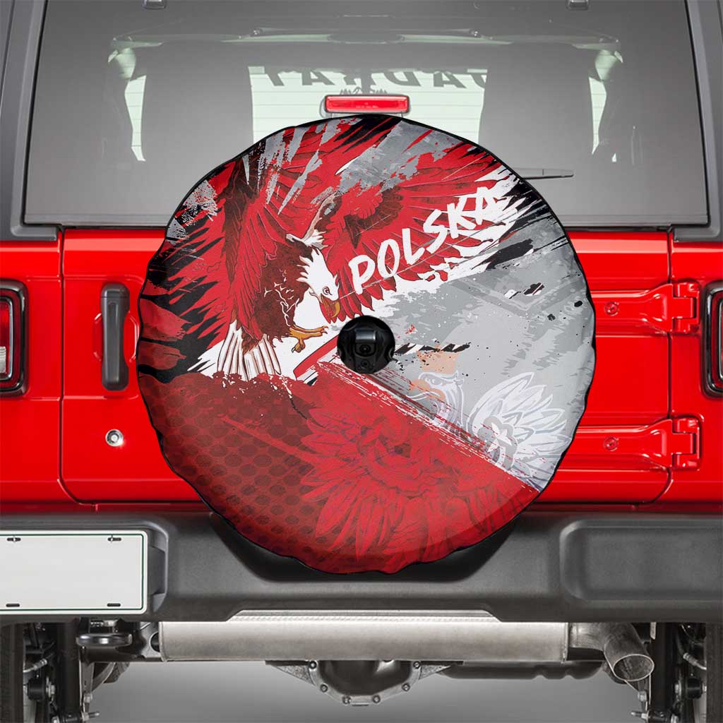 Polska Eagle Spare Tire Cover Poland Sporty Grunge Style - Wonder Print Shop