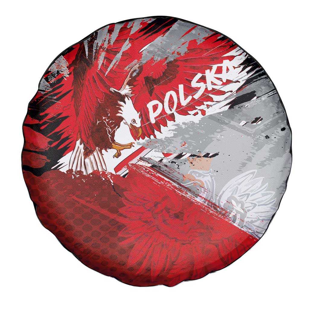 Polska Eagle Spare Tire Cover Poland Sporty Grunge Style - Wonder Print Shop