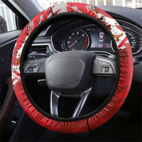 Polska Eagle Steering Wheel Cover Poland Sporty Grunge Style - Wonder Print Shop