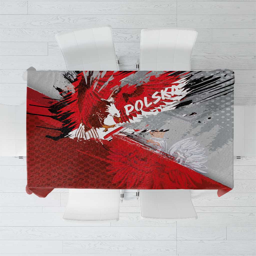 Polska Eagle Tablecloth Poland Sporty Grunge Style - Wonder Print Shop