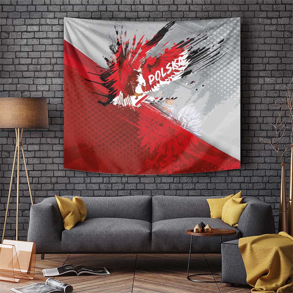 Polska Eagle Tapestry Poland Sporty Grunge Style - Wonder Print Shop