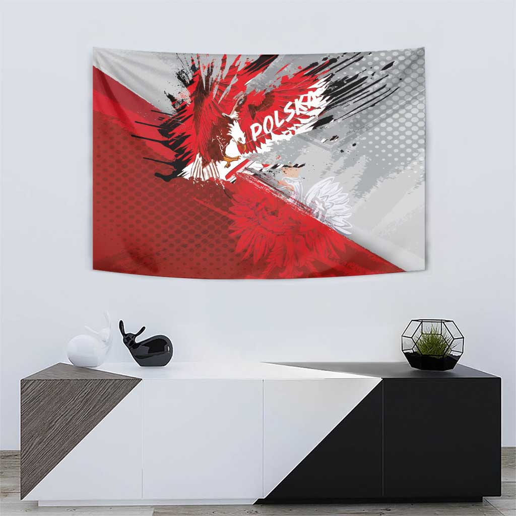 Polska Eagle Tapestry Poland Sporty Grunge Style - Wonder Print Shop