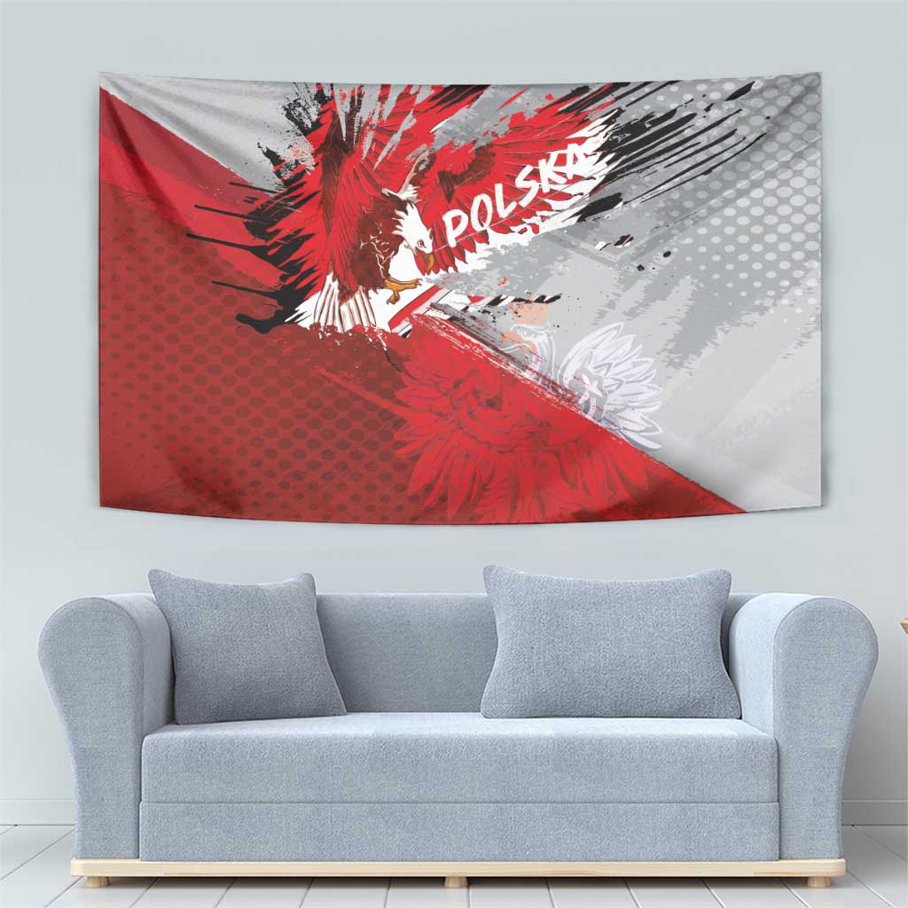Polska Eagle Tapestry Poland Sporty Grunge Style - Wonder Print Shop