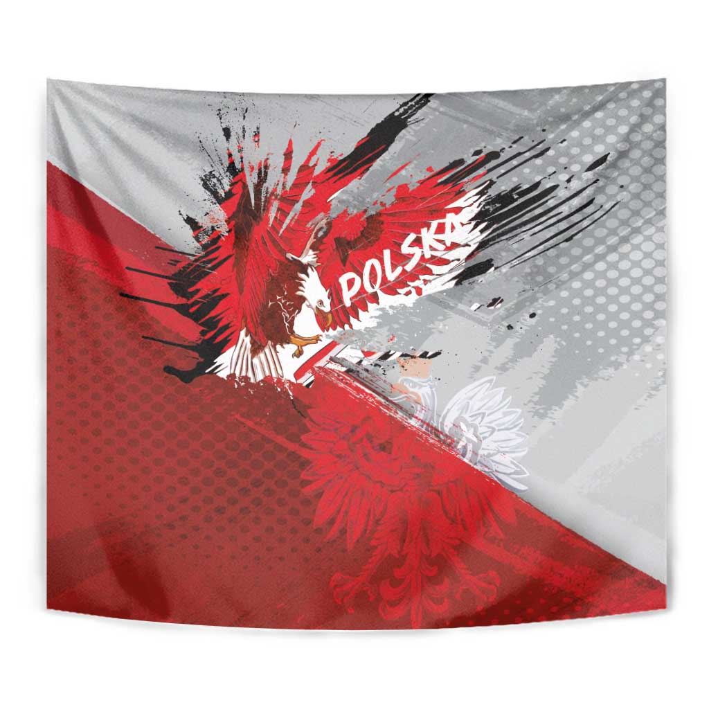 Polska Eagle Tapestry Poland Sporty Grunge Style - Wonder Print Shop