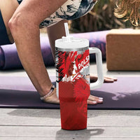 Polska Eagle Tumbler With Handle Poland Sporty Grunge Style - Wonder Print Shop