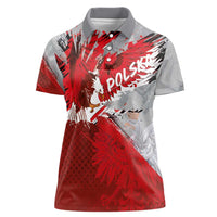 Polska Eagle Women Polo Shirt Poland Sporty Grunge Style - Wonder Print Shop