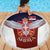 Serbia Beach Blanket Double Headed Eage Emblem Sporty - Wonder Print Shop