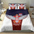 Serbia Bedding Set Double Headed Eage Emblem Sporty - Wonder Print Shop