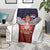 Serbia Blanket Double Headed Eage Emblem Sporty - Wonder Print Shop