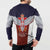 Serbia Button Sweatshirt Double Headed Eage Emblem Sporty - Wonder Print Shop