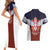 Serbia Couples Matching Short Sleeve Bodycon Dress and Hawaiian Shirt Double Headed Eage Emblem Sporty - Wonder Print Shop