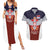 Serbia Couples Matching Summer Maxi Dress and Hawaiian Shirt Double Headed Eage Emblem Sporty - Wonder Print Shop