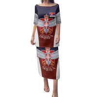 Serbia Family Matching Puletasi and Hawaiian Shirt Double Headed Eage Emblem Sporty - Wonder Print Shop