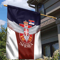 Serbia Garden Flag Double Headed Eage Emblem Sporty - Wonder Print Shop