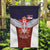Serbia Garden Flag Double Headed Eage Emblem Sporty - Wonder Print Shop