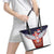 Serbia Leather Tote Bag Double Headed Eage Emblem Sporty - Wonder Print Shop