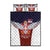 Serbia Quilt Bed Set Double Headed Eage Emblem Sporty - Wonder Print Shop