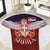 Serbia Round Carpet Double Headed Eage Emblem Sporty - Wonder Print Shop