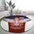 Serbia Round Carpet Double Headed Eage Emblem Sporty - Wonder Print Shop