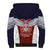 Serbia Sherpa Hoodie Double Headed Eage Emblem Sporty - Wonder Print Shop