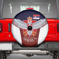Serbia Spare Tire Cover Double Headed Eage Emblem Sporty - Wonder Print Shop