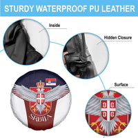 Serbia Spare Tire Cover Double Headed Eage Emblem Sporty - Wonder Print Shop