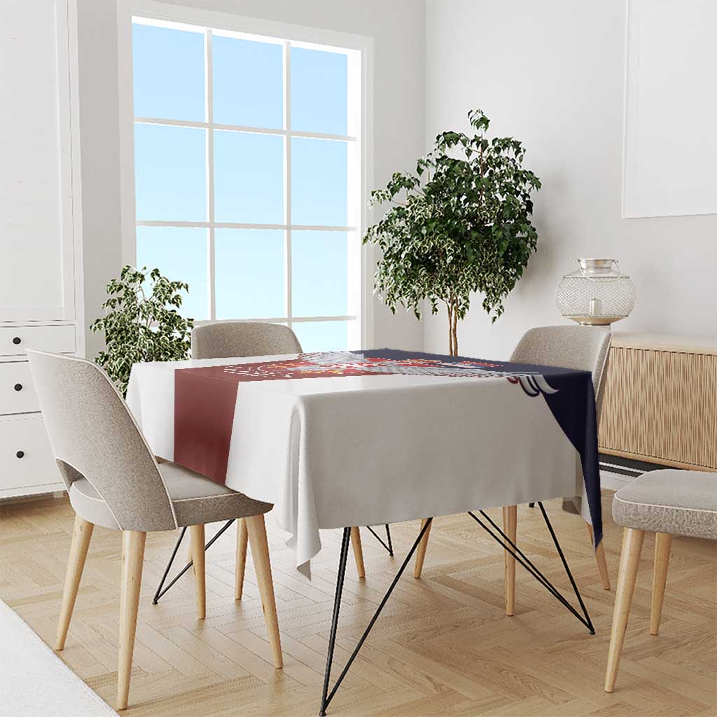 Serbia Tablecloth Double Headed Eage Emblem Sporty - Wonder Print Shop
