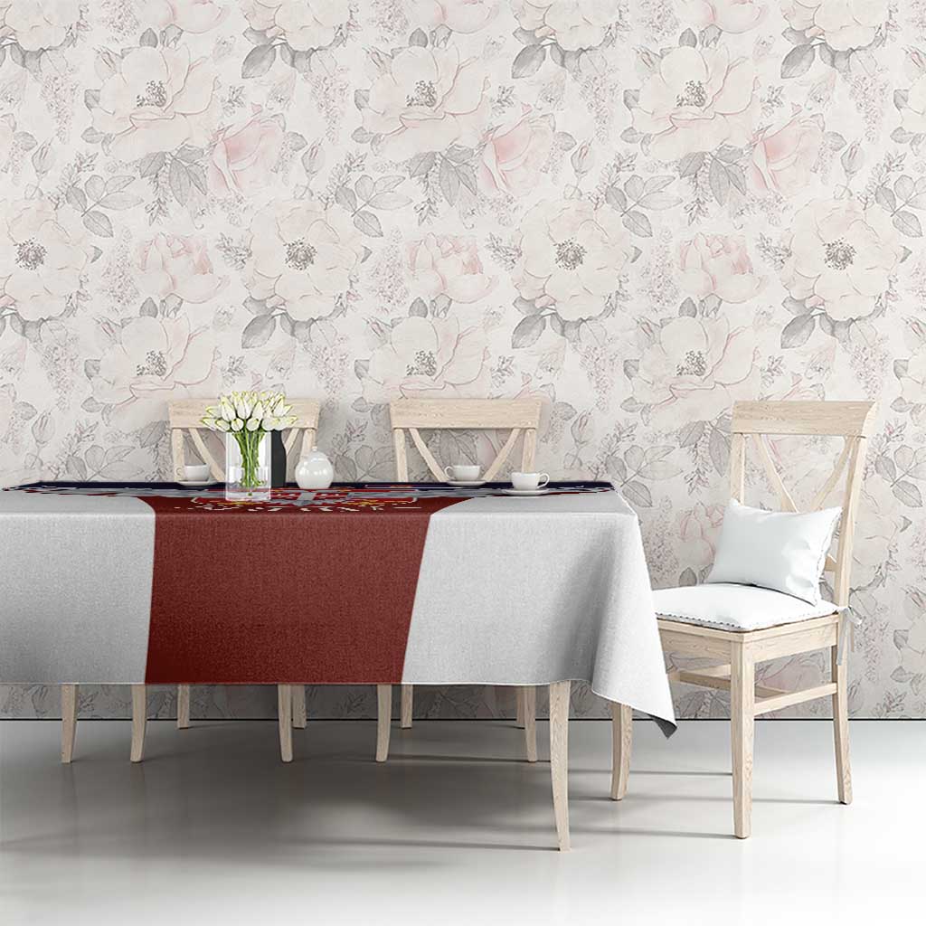 Serbia Tablecloth Double Headed Eage Emblem Sporty - Wonder Print Shop