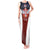 Serbia Tank Maxi Dress Double Headed Eage Emblem Sporty - Wonder Print Shop