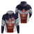 Serbia Zip Hoodie Double Headed Eage Emblem Sporty - Wonder Print Shop