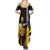 Hawaii King Kamehameha Day Summer Maxi Dress Kanaka Maoli Hibiscus Flower and Kakau Pattern - Wonder Print Shop