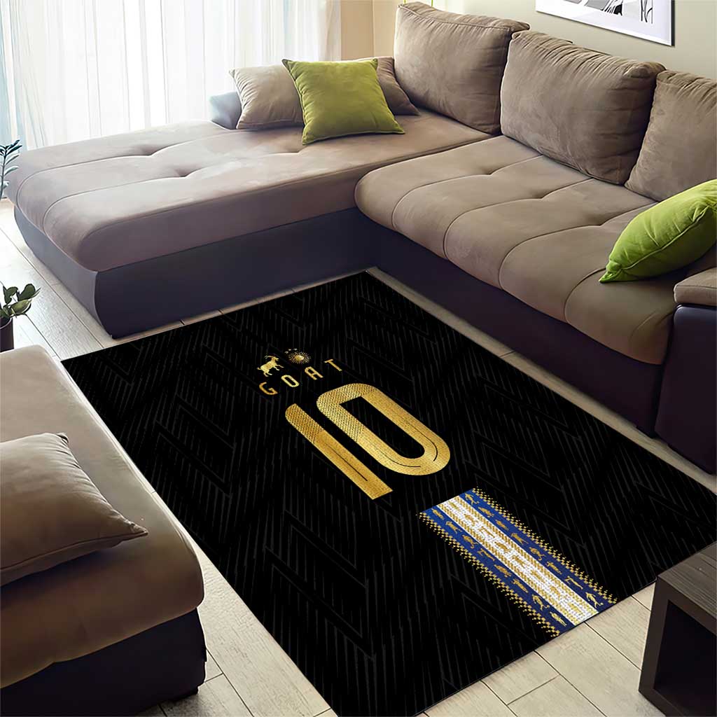 Argentina Football Area Rug GOAT-Pride of La Albiceleste