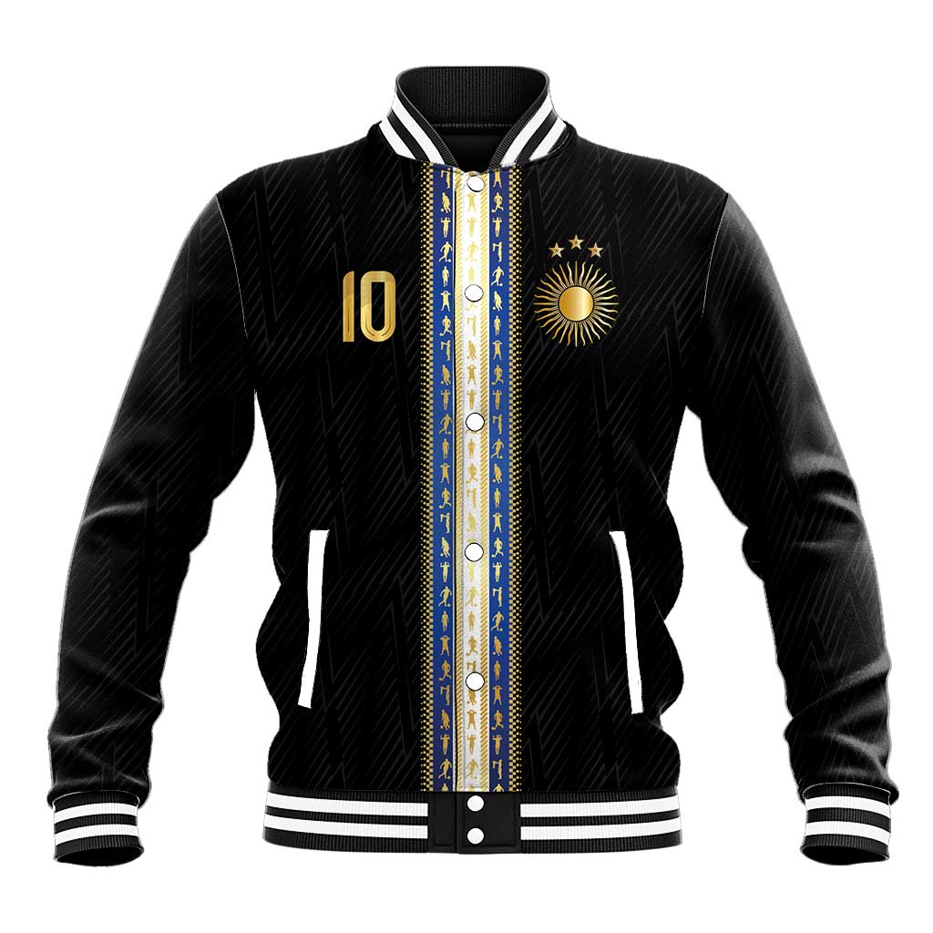 Argentina Football Baseball Jacket GOAT-Pride of La Albiceleste