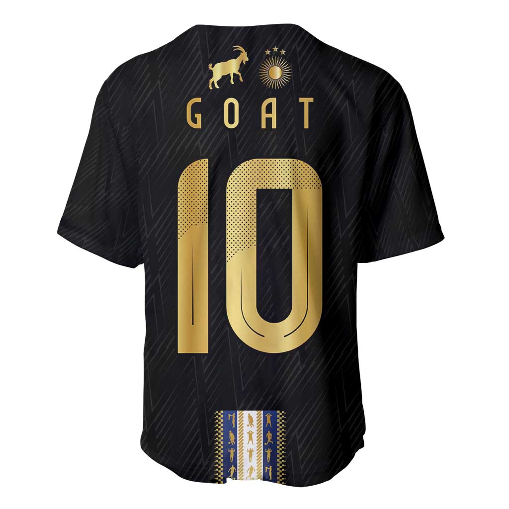 Argentina Football Baseball Jersey GOAT-Pride of La Albiceleste