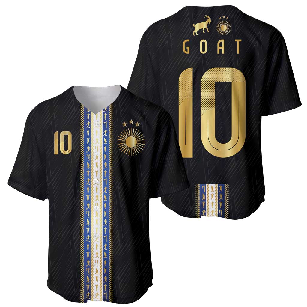 Argentina Football Baseball Jersey GOAT-Pride of La Albiceleste