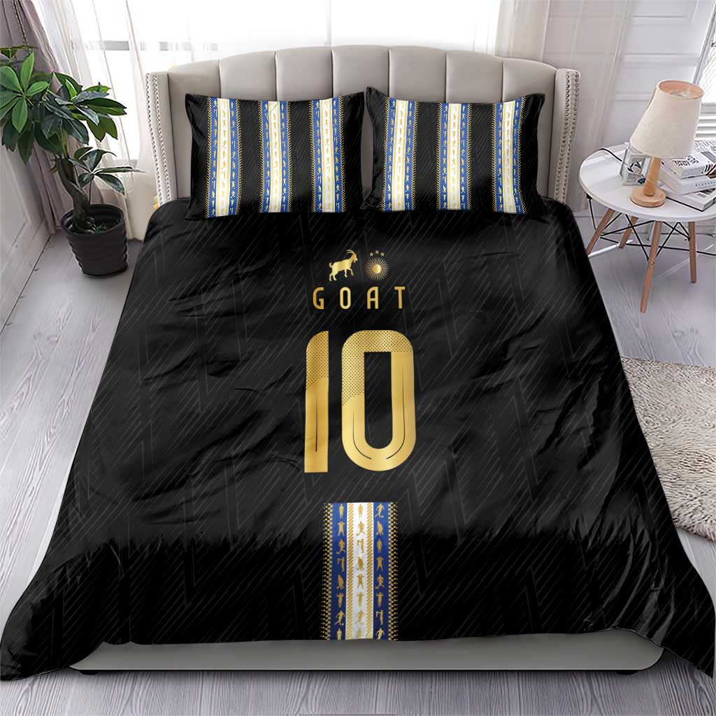 Argentina Football Bedding Set GOAT-Pride of La Albiceleste